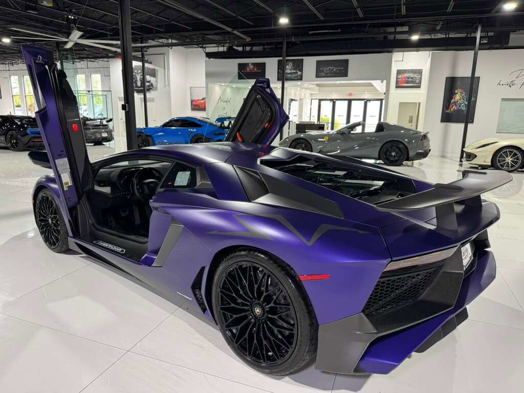 2016 Lamborghini Aventador LP 750-4 Superveloce Viola Mel paint,exposed carbon &quot;SV&quot;,Ad Personam interior,carbon galore & MORE!! Fort Lauderdale FL