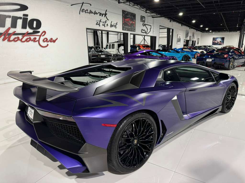 2016 Lamborghini Aventador LP 750-4 Superveloce Viola Mel paint,exposed carbon &quot;SV&quot;,Ad Personam interior,carbon galore & MORE!! Fort Lauderdale FL