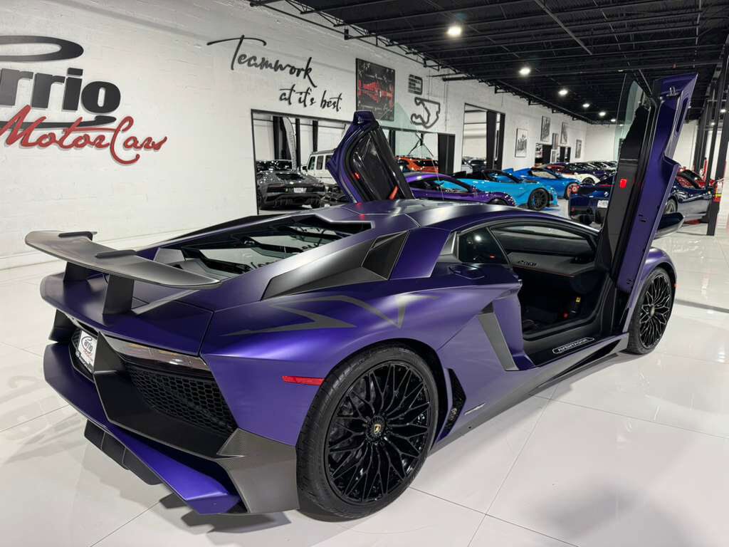2016 Lamborghini Aventador LP 750-4 Superveloce Viola Mel paint,exposed carbon &quot;SV&quot;,Ad Personam interior,carbon galore & MORE!! Fort Lauderdale FL