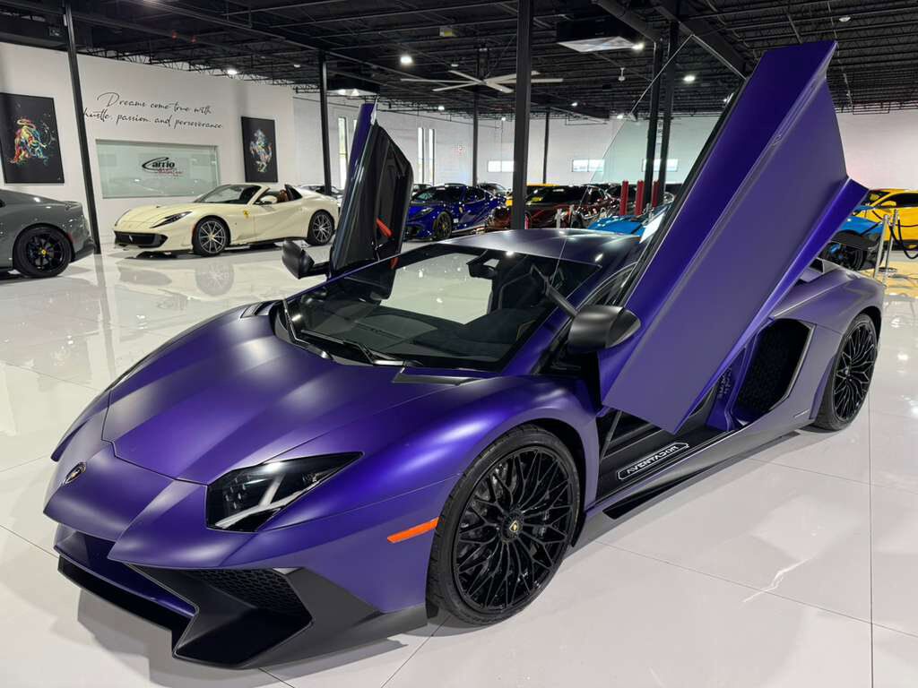 2016 Lamborghini Aventador LP 750-4 Superveloce Viola Mel paint,exposed carbon &quot;SV&quot;,Ad Personam interior,carbon galore & MORE!! Fort Lauderdale FL