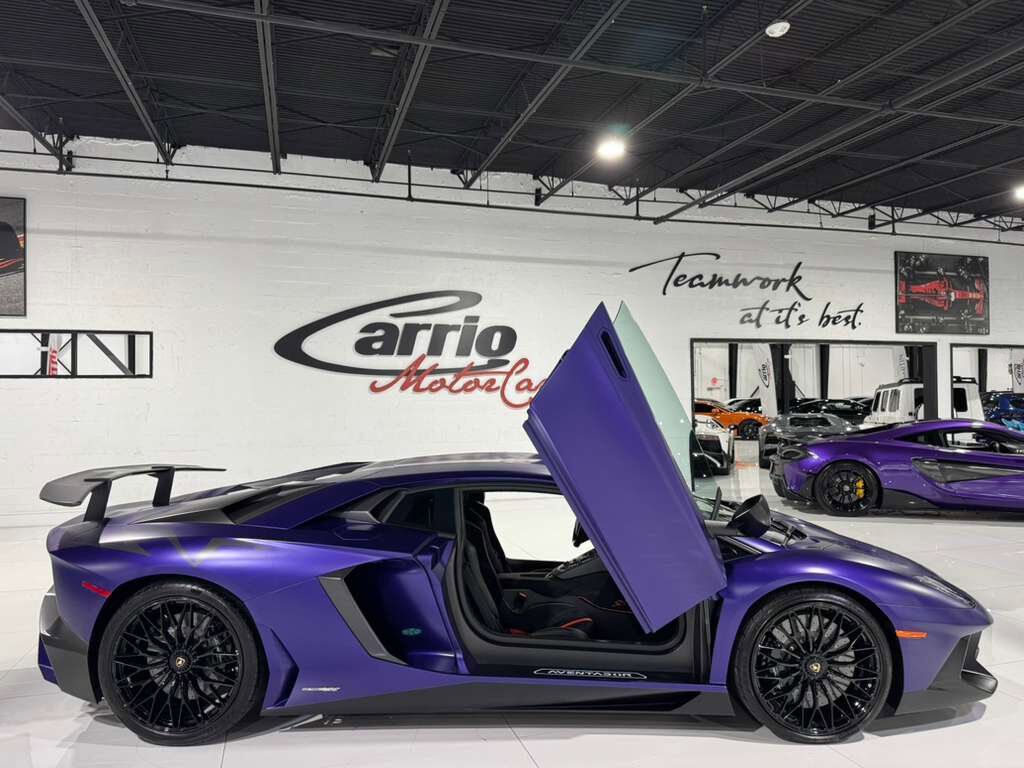 2016 Lamborghini Aventador LP 750-4 Superveloce Viola Mel paint,exposed carbon &quot;SV&quot;,Ad Personam interior,carbon galore & MORE!! Fort Lauderdale FL