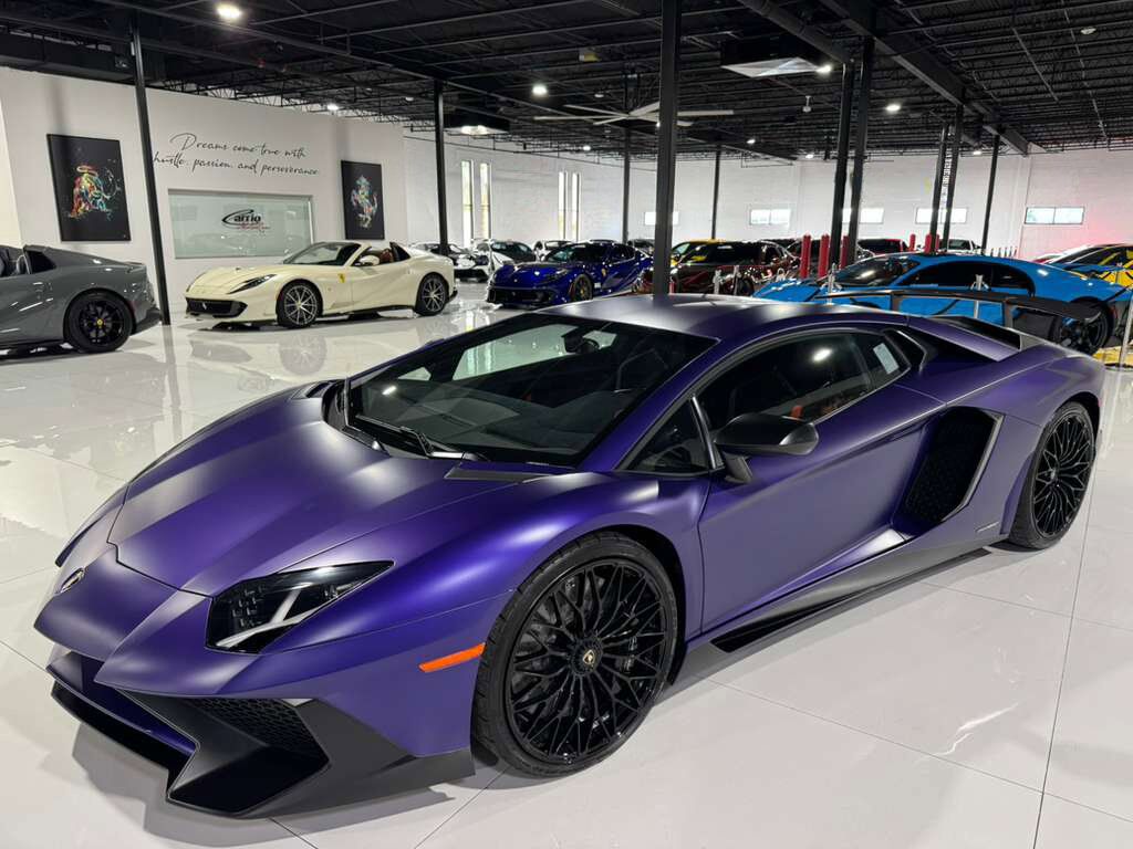 2016 Lamborghini Aventador LP 750-4 Superveloce Viola Mel paint,exposed carbon &quot;SV&quot;,Ad Personam interior,carbon galore & MORE!! Fort Lauderdale FL
