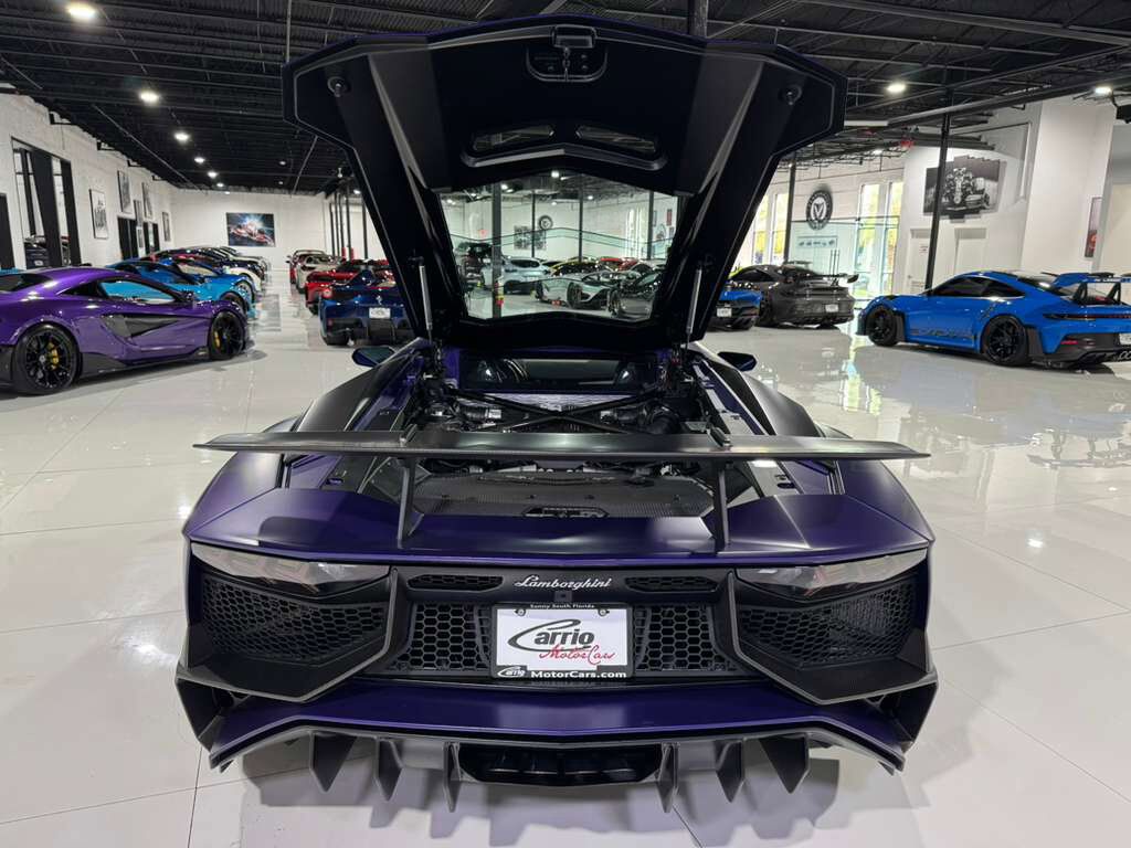 2016 Lamborghini Aventador LP 750-4 Superveloce Viola Mel paint,exposed carbon &quot;SV&quot;,Ad Personam interior,carbon galore & MORE!! Fort Lauderdale FL
