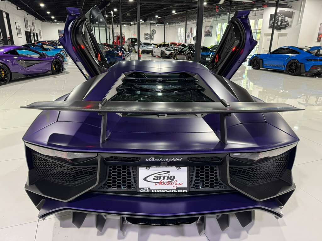2016 Lamborghini Aventador LP 750-4 Superveloce Viola Mel paint,exposed carbon &quot;SV&quot;,Ad Personam interior,carbon galore & MORE!! Fort Lauderdale FL