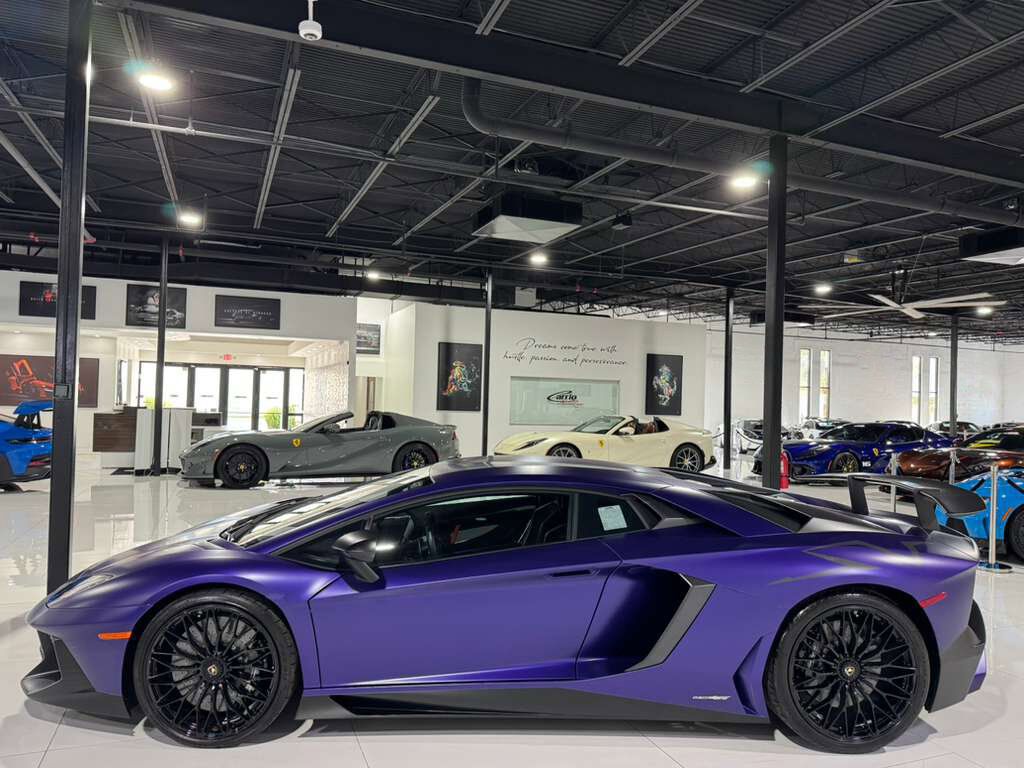 2016 Lamborghini Aventador LP 750-4 Superveloce Viola Mel paint,exposed carbon &quot;SV&quot;,Ad Personam interior,carbon galore & MORE!! Fort Lauderdale FL