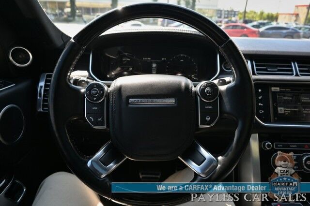 2016 Land Rover Range Rover / Supercharged 5.0L V8 LWB / 4X4 / Vission Pkg / Power & Heated Leather Seats / Heated Steering Wheel / Panoramic Sunroof / Navigation / Meridian Speakers / Blind Spot Alert / Bluetooth / Backup Camera / Tow Pkg Anchorage AK