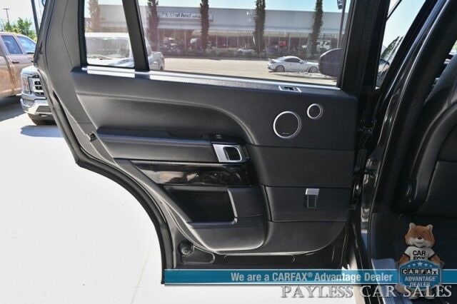 2016 Land Rover Range Rover / Supercharged 5.0L V8 LWB / 4X4 / Vission Pkg / Power & Heated Leather Seats / Heated Steering Wheel / Panoramic Sunroof / Navigation / Meridian Speakers / Blind Spot Alert / Bluetooth / Backup Camera / Tow Pkg Anchorage AK