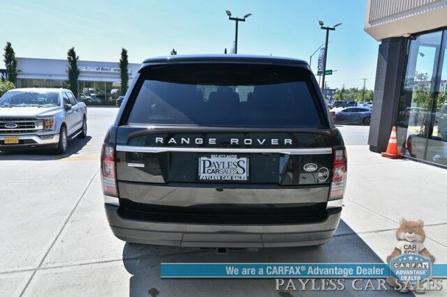 2016 Land Rover Range Rover / Supercharged 5.0L V8 LWB / 4X4 / Vission Pkg / Power & Heated Leather Seats / Heated Steering Wheel / Panoramic Sunroof / Navigation / Meridian Speakers / Blind Spot Alert / Bluetooth / Backup Camera / Tow Pkg Anchorage AK