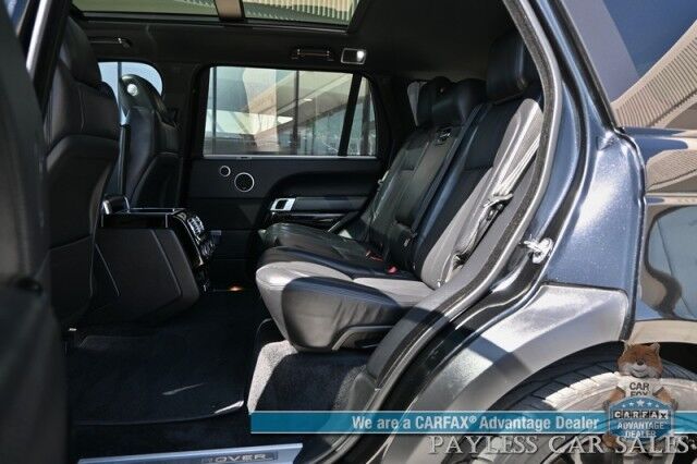 2016 Land Rover Range Rover / Supercharged 5.0L V8 LWB / 4X4 / Vission Pkg / Power & Heated Leather Seats / Heated Steering Wheel / Panoramic Sunroof / Navigation / Meridian Speakers / Blind Spot Alert / Bluetooth / Backup Camera / Tow Pkg Anchorage AK