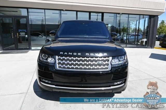 2016 Land Rover Range Rover / Supercharged 5.0L V8 LWB / 4X4 / Vission Pkg / Power & Heated Leather Seats / Heated Steering Wheel / Panoramic Sunroof / Navigation / Meridian Speakers / Blind Spot Alert / Bluetooth / Backup Camera / Tow Pkg Anchorage AK