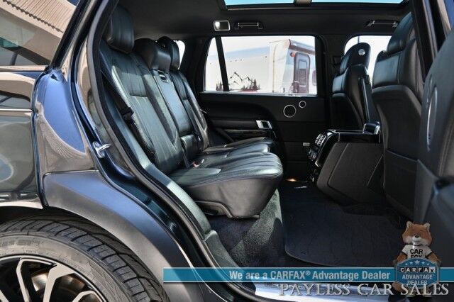 2016 Land Rover Range Rover / Supercharged 5.0L V8 LWB / 4X4 / Vission Pkg / Power & Heated Leather Seats / Heated Steering Wheel / Panoramic Sunroof / Navigation / Meridian Speakers / Blind Spot Alert / Bluetooth / Backup Camera / Tow Pkg Anchorage AK