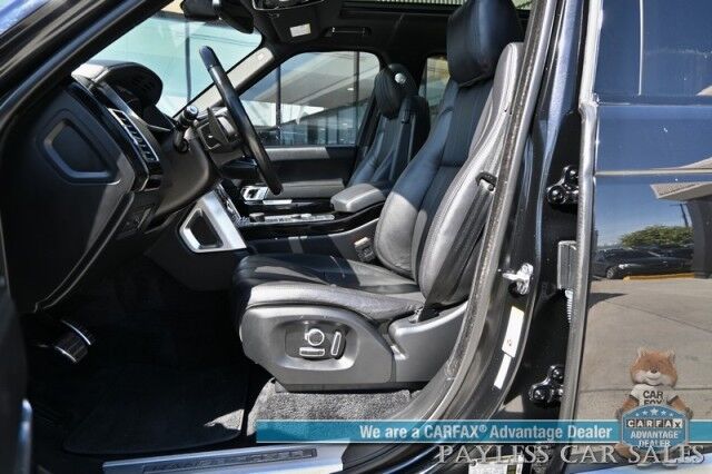 2016 Land Rover Range Rover / Supercharged 5.0L V8 LWB / 4X4 / Vission Pkg / Power & Heated Leather Seats / Heated Steering Wheel / Panoramic Sunroof / Navigation / Meridian Speakers / Blind Spot Alert / Bluetooth / Backup Camera / Tow Pkg Anchorage AK