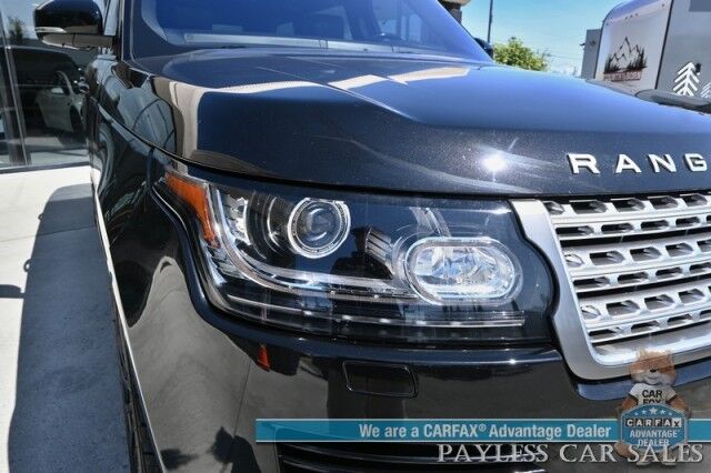 2016 Land Rover Range Rover / Supercharged 5.0L V8 LWB / 4X4 / Vission Pkg / Power & Heated Leather Seats / Heated Steering Wheel / Panoramic Sunroof / Navigation / Meridian Speakers / Blind Spot Alert / Bluetooth / Backup Camera / Tow Pkg Anchorage AK