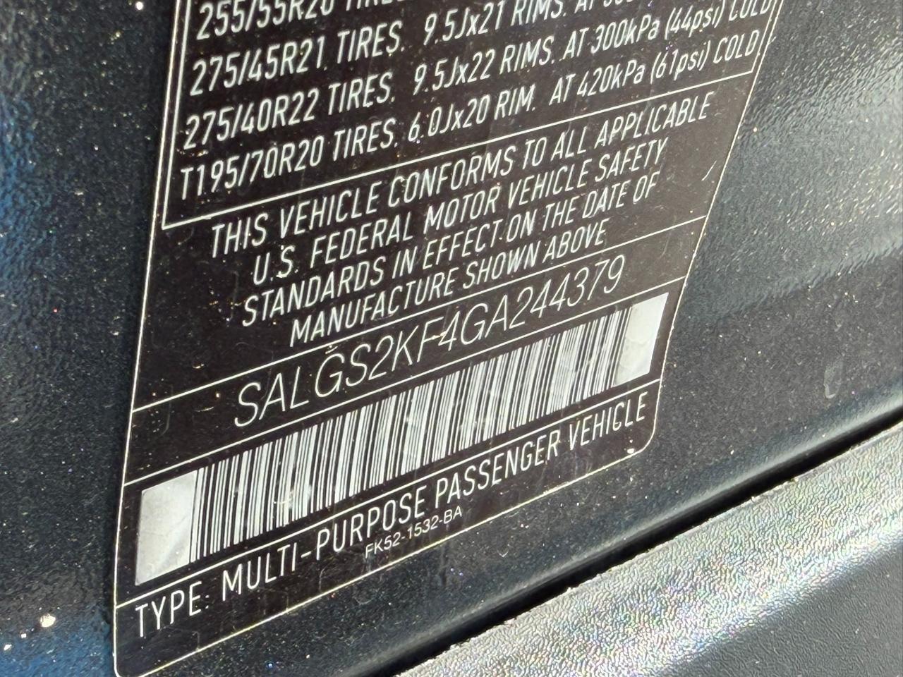 2016 Land Rover Range Rover 4WD 4dr Diesel HSE Jacksonville FL