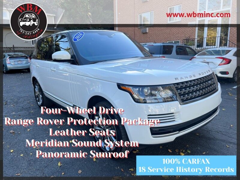 2016 Land Rover Range Rover 4WD
