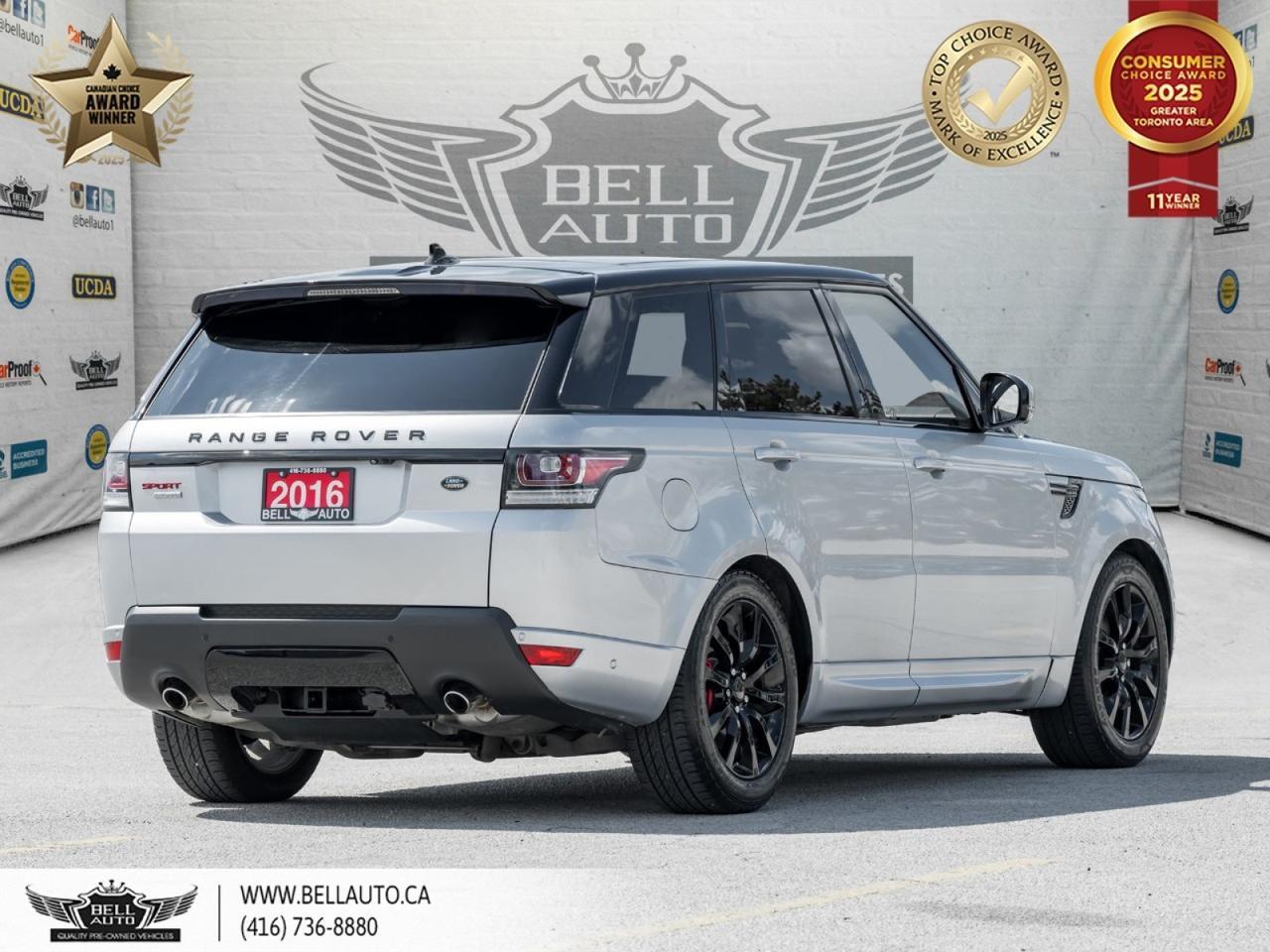 2016 Land Rover Range Rover Sport Td6 HSE | 20"GLOSSBLACKWHEELS | HUD | PARKASSIST | PANO | WOODTRIM | POWER&MEMORYSEAT | NOACCIDENT Toronto ON