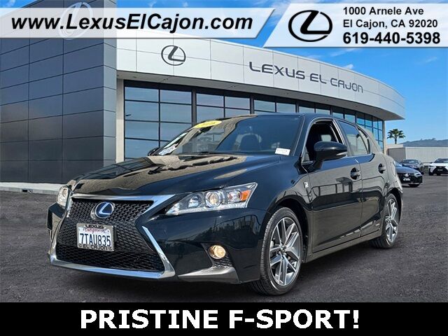 2016 Lexus CT 200h San Diego County CA