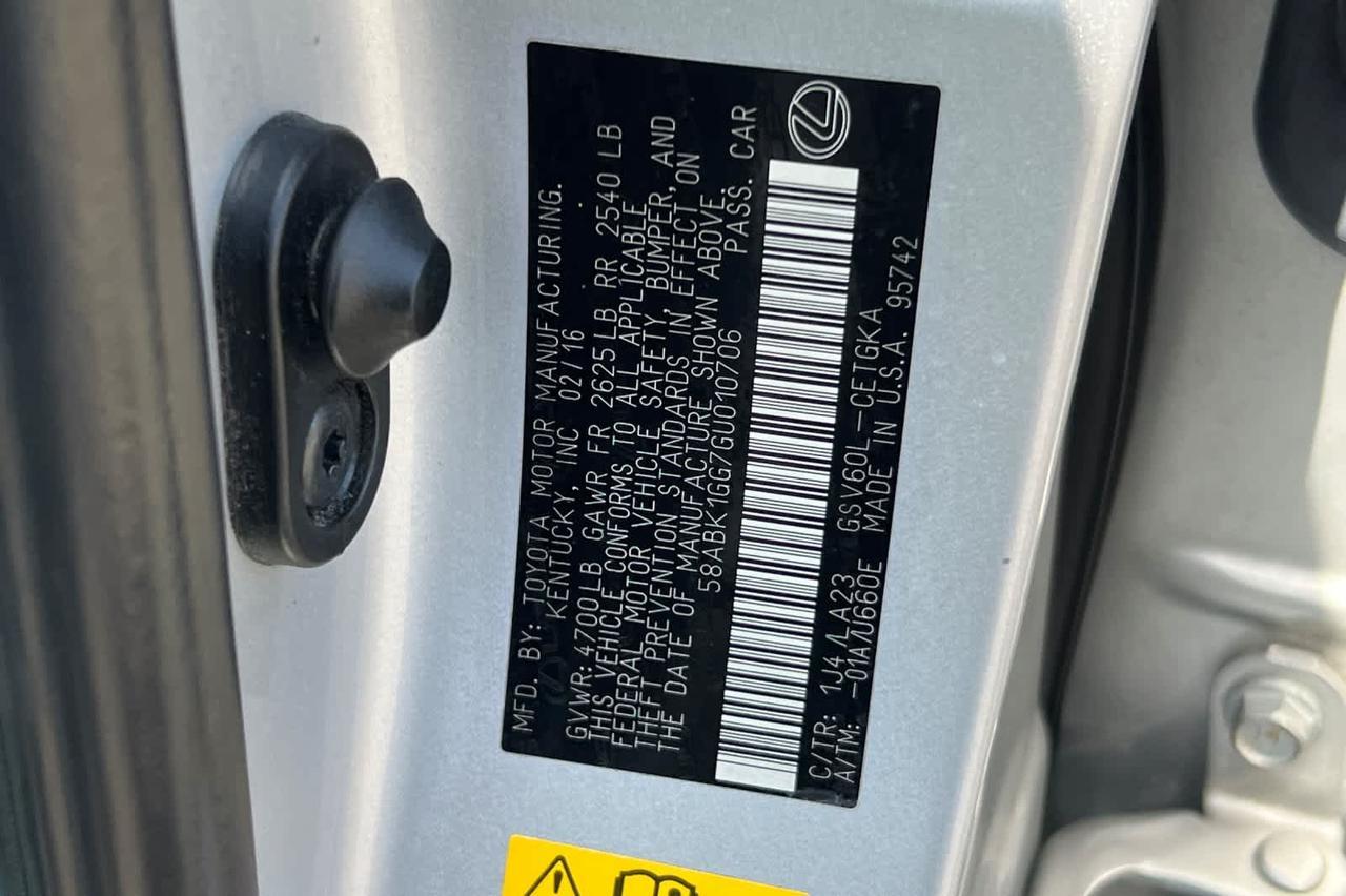 2016 Lexus ES 350 Roseville CA