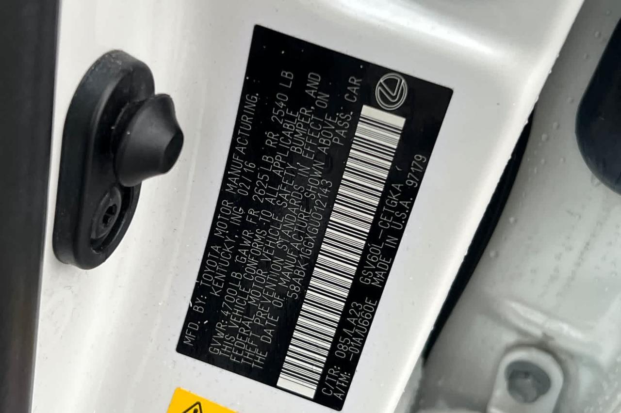 2016 Lexus ES 350 Roseville CA