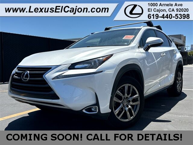 2016 Lexus NX 200t San Diego County CA