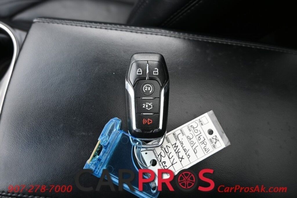2016 Lincoln MKX Reserve - AWD - Climate, Technology & Driver Assist Pkg - Auto Start - Power Heated & Cooled Leather Seats - Heated Steering Wheel - Adaptive Cruise Control - Navigation - Panoramic Vista Roof - Blind Spot & Lane Keep Assist - Back Up Camera Anchorage AK