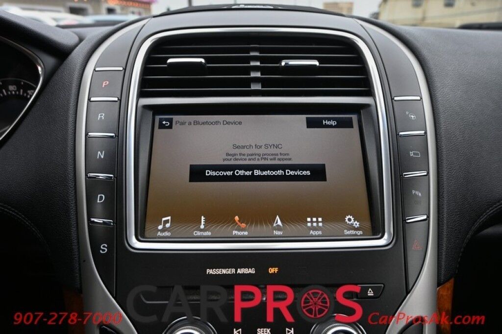 2016 Lincoln MKX Reserve - AWD - Climate, Technology & Driver Assist Pkg - Auto Start - Power Heated & Cooled Leather Seats - Heated Steering Wheel - Adaptive Cruise Control - Navigation - Panoramic Vista Roof - Blind Spot & Lane Keep Assist - Back Up Camera Anchorage AK