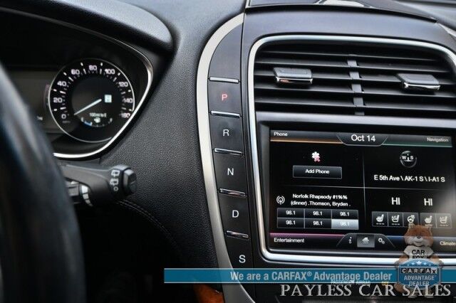 2016 Lincoln MKX Reserve / AWD / Tech & Driver Assist Pkg / Luxury Pkg / Auto Start / Heated & Cooled Leather Seats / Heated Steering / NAV / Sunroof / REVEL II Audio / Adaptive Cruise / Lane Depart & Blind Spot / Block Heater Anchorage AK