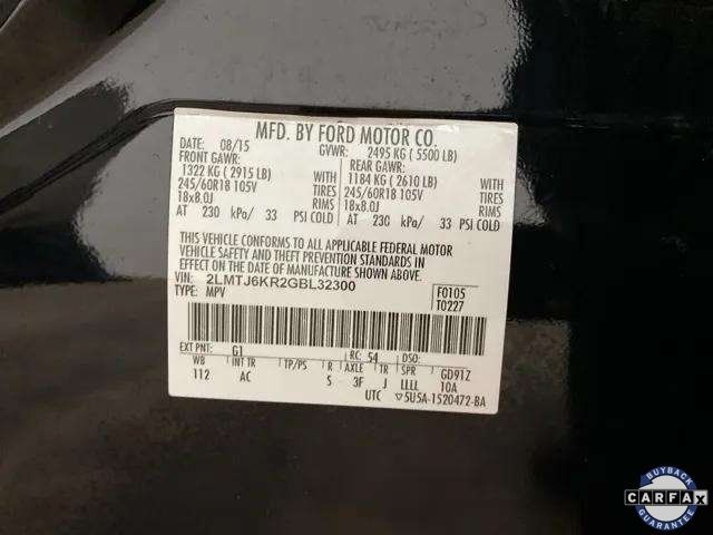 2016 Lincoln MKX Select Dallas TX