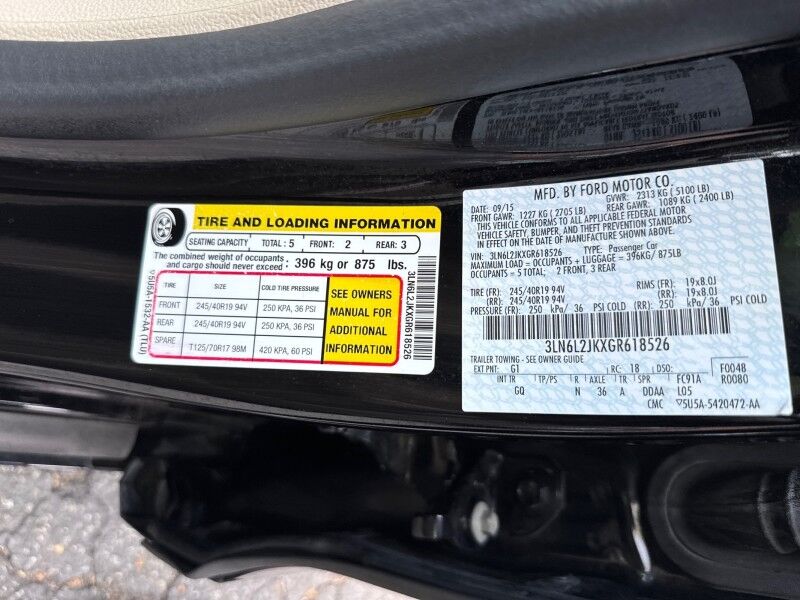 2016 Lincoln MKZ AWD Reserve Arlington VA