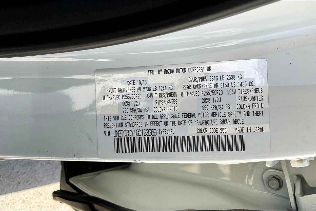 2016 MAZDA CX-9 GRAND TOURING Houston TX