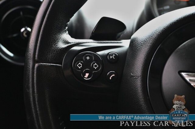 2016 MINI Cooper Countryman S / AWD / Automatic / Cold Weather Pkg / Heated Leather Seats / Power Mirrors, Windows & Locks / Bluetooth / Cruise Control / Keyless Entry / Air Conditioning / HID Headlights / Alloy Wheels / 31 MPG Anchorage AK