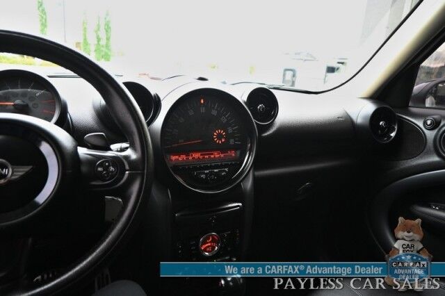 2016 MINI Cooper Countryman S / AWD / Automatic / Cold Weather Pkg / Heated Leather Seats / Power Mirrors, Windows & Locks / Bluetooth / Cruise Control / Keyless Entry / Air Conditioning / HID Headlights / Alloy Wheels / 31 MPG Anchorage AK