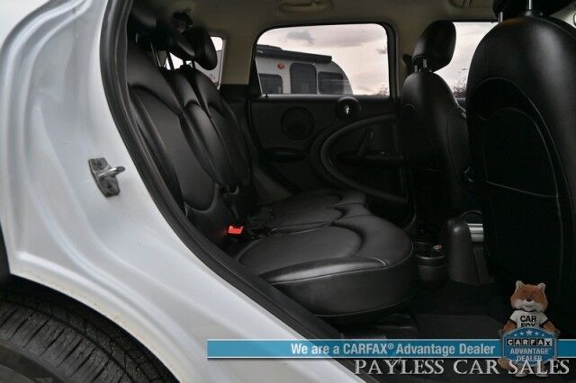 2016 MINI Cooper Countryman S / AWD / Automatic / Cold Weather Pkg / Heated Leather Seats / Power Mirrors, Windows & Locks / Bluetooth / Cruise Control / Keyless Entry / Air Conditioning / HID Headlights / Alloy Wheels / 31 MPG Anchorage AK