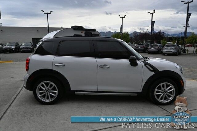 2016 MINI Cooper Countryman S / AWD / Automatic / Cold Weather Pkg / Heated Leather Seats / Power Mirrors, Windows & Locks / Bluetooth / Cruise Control / Keyless Entry / Air Conditioning / HID Headlights / Alloy Wheels / 31 MPG Anchorage AK