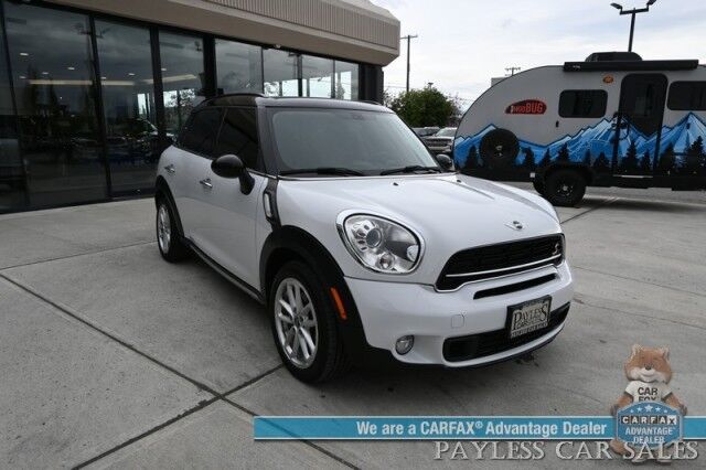 2016 MINI Cooper Countryman S / AWD / Automatic / Cold Weather Pkg / Heated Leather Seats / Power Mirrors, Windows & Locks / Bluetooth / Cruise Control / Keyless Entry / Air Conditioning / HID Headlights / Alloy Wheels / 31 MPG Anchorage AK