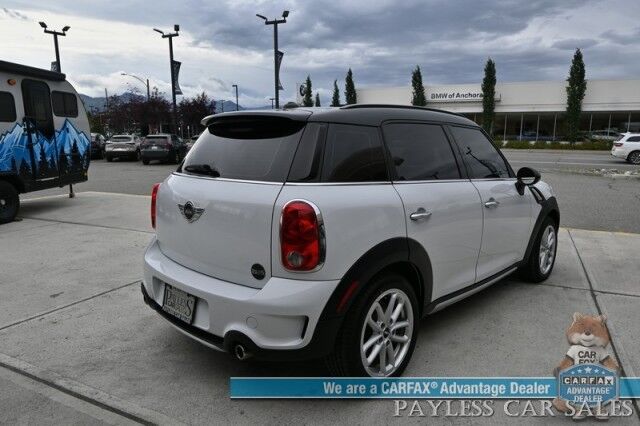 2016 MINI Cooper Countryman S / AWD / Automatic / Cold Weather Pkg / Heated Leather Seats / Power Mirrors, Windows & Locks / Bluetooth / Cruise Control / Keyless Entry / Air Conditioning / HID Headlights / Alloy Wheels / 31 MPG Anchorage AK