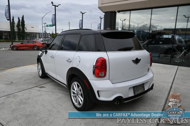 2016 MINI Cooper Countryman S / AWD / Automatic / Cold Weather Pkg / Heated Leather Seats / Power Mirrors, Windows & Locks / Bluetooth / Cruise Control / Keyless Entry / Air Conditioning / HID Headlights / Alloy Wheels / 31 MPG Anchorage AK
