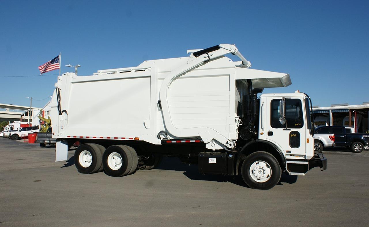 2016 Mack MRU 613 40 Yard Heil Front Loader Garbage Truck Tampa FL
