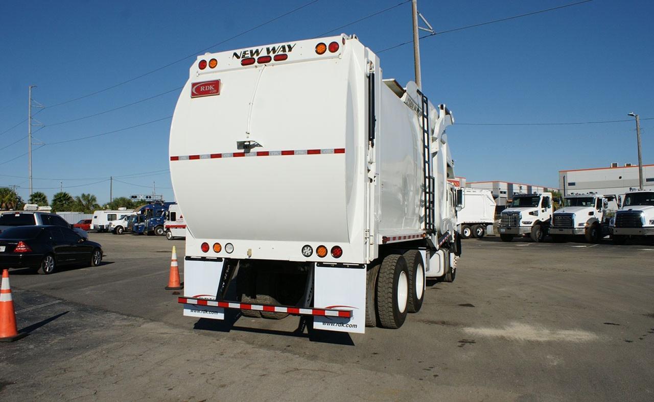2016 Mack MRU 613 40 Yard New Way Front Loader Garbage Truck Tampa FL