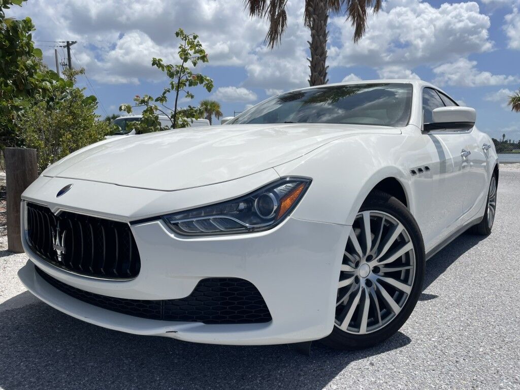 2016 Maserati Ghibli CLEAN CAR-FAX~ONLINE FINANCE~FRONT BUCKETS SEATS~NAVIGATION~REARVIEW CAMERA