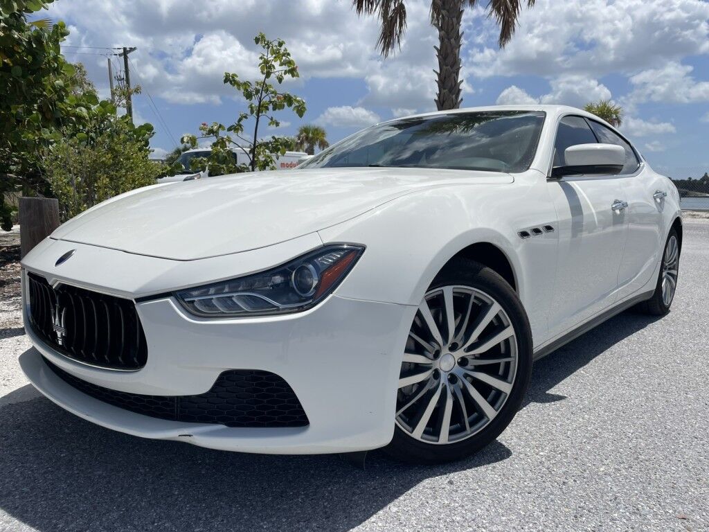2016 Maserati Ghibli CLEAN CAR-FAX~ONLINE FINANCE~FRONT BUCKETS SEATS~NAVIGATION~REARVIEW CAMERA Sarasota FL