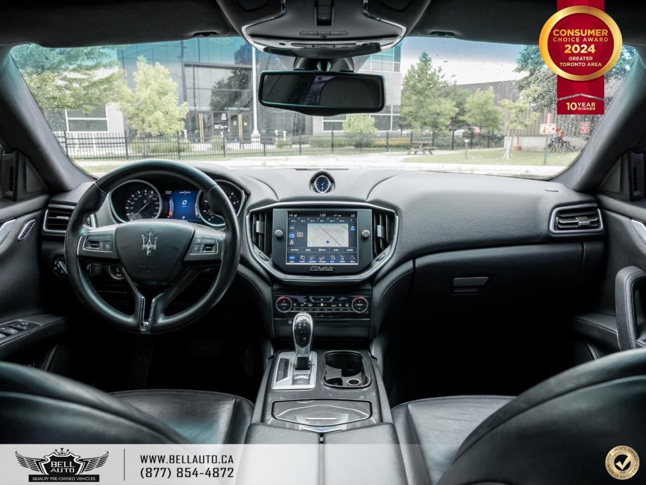 2016 Maserati Ghibli NAVI | B.CAM | B.SPOT | SUNROOF | LTHR | KEYLESS Toronto ON