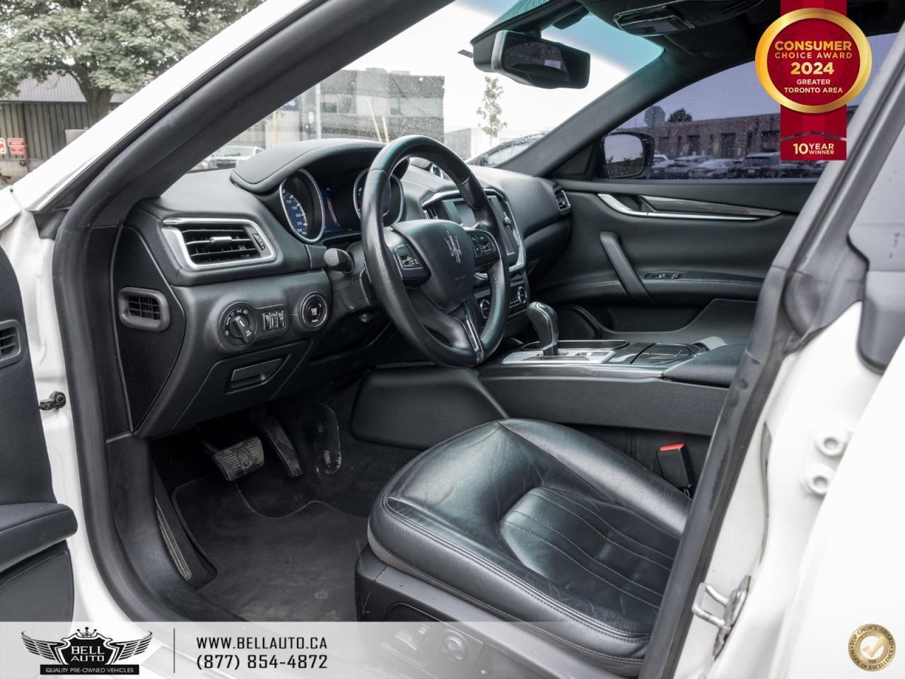2016 Maserati Ghibli NAVI | B.CAM | B.SPOT | SUNROOF | LTHR | KEYLESS Toronto ON