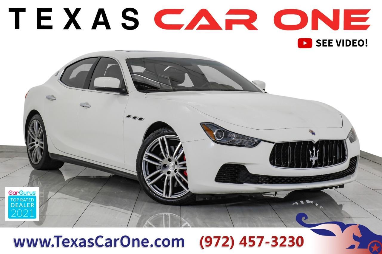 2016 Maserati Ghibli S Q4 AWD NAVIGATION SUNROOF LEATHER HEATED SEATS REAR CAMERA KEY
