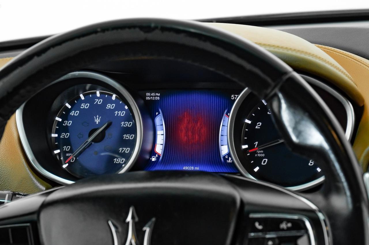 2016 Maserati Ghibli S Q4 AWD NAVIGATION SUNROOF LEATHER HEATED SEATS REAR CAMERA KEY Carrollton TX