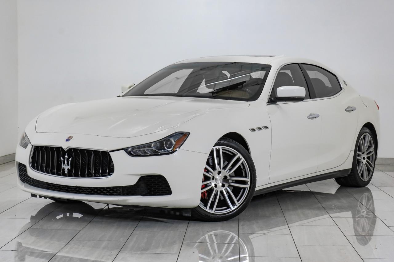 2016 Maserati Ghibli S Q4 AWD NAVIGATION SUNROOF LEATHER HEATED SEATS REAR CAMERA KEYLESS START Carrollton TX