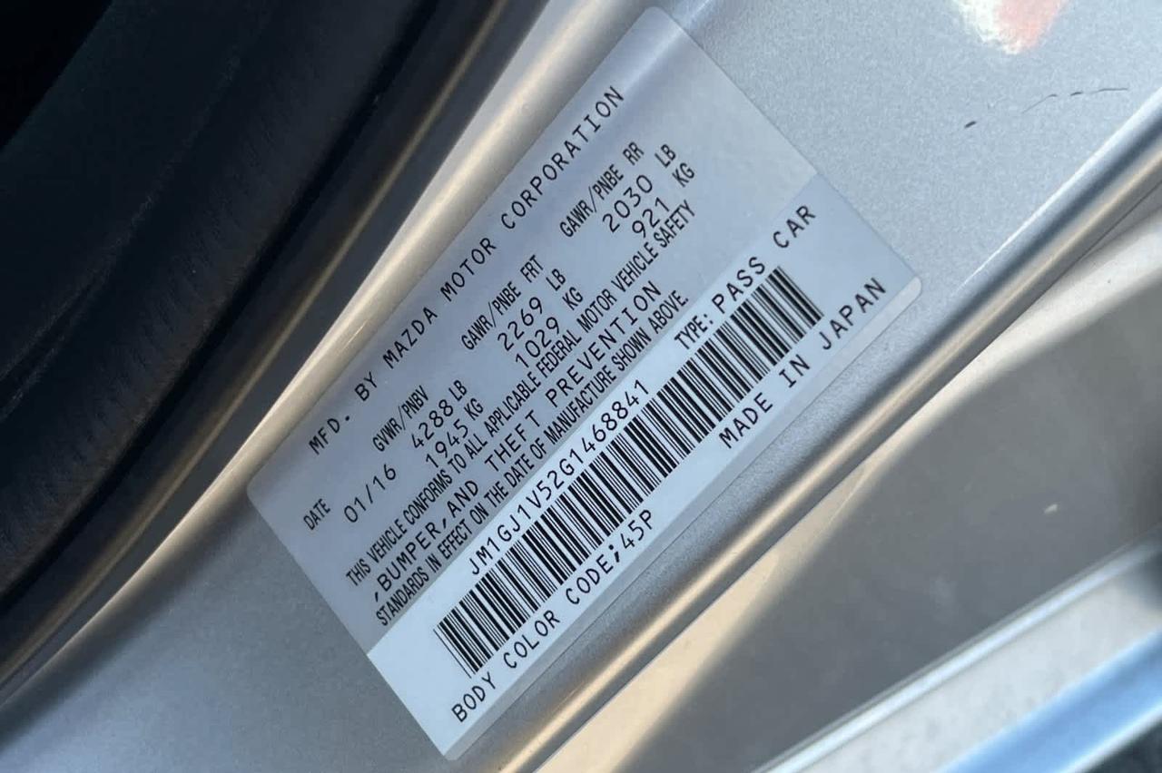 2016 Mazda Mazda6 i Touring Roseville CA