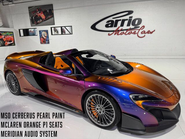 2016 McLaren 675LT Spider MSO Cerberus Pearl paint, Meridian audio system, P1 seats AND MUCH MORE!! Fort Lauderdale FL