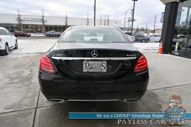 2016 Mercedes-Benz C 300 Luxury / AWD / Auto Start / Premium 2 & Multimedia Pkg / Power & Heated Leather Seats / Navigation / Burmester Speakers / Panoramic Sunroof / Blind Spot Alert / Bluetooth / Back Up Camera / Keyless Entry & Start Anchorage AK 2016 Mercedes-Benz C 300 Luxury / AWD / Auto Start / Premium 2 & Multimedia Pkg / Power & Heated Leather Seats / Navigation / Burmester Speakers / Panoramic Sunroof / Blind Spot Alert / Bluetooth / Back Up Camera / Keyless Entry & Start Anchorage AK