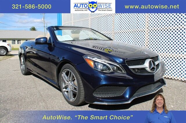 2016 Mercedes-Benz E 400 CABRIO BLUE TOP E 400 PREMIUM PKG 2 SPORT